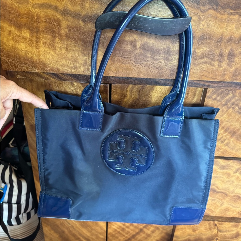 Tory Burch Dark Blue Tote